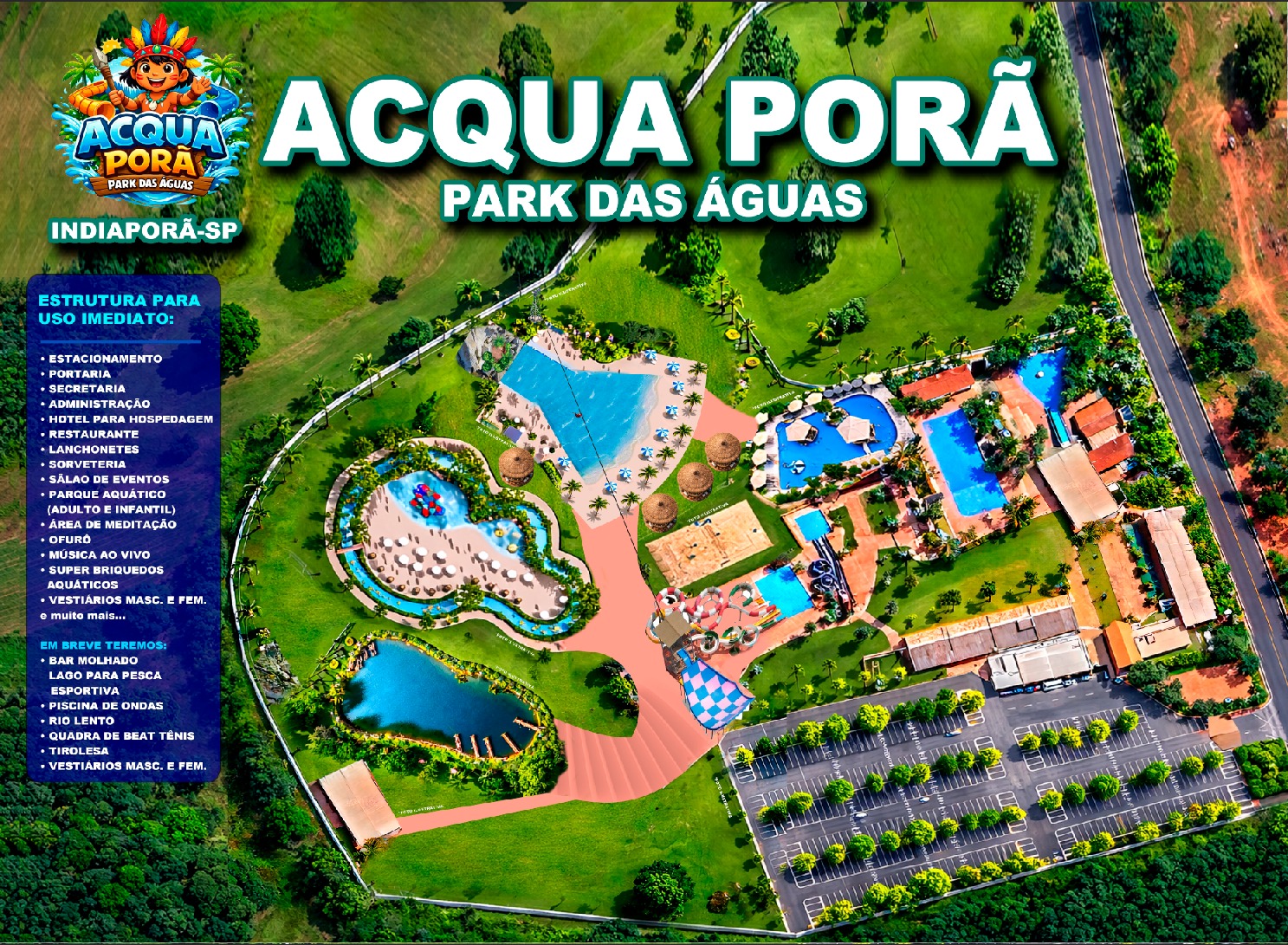 Uma experiência completa de lazer, hospedagem e diversão
